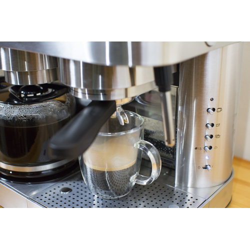 Espressione Stainless Steel Combination Coffee & Espresso Maker